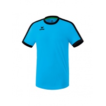 Erima Sport-Tshirt Trikot Retro Star (100% Polyester) curacaoblau/schwarz Herren